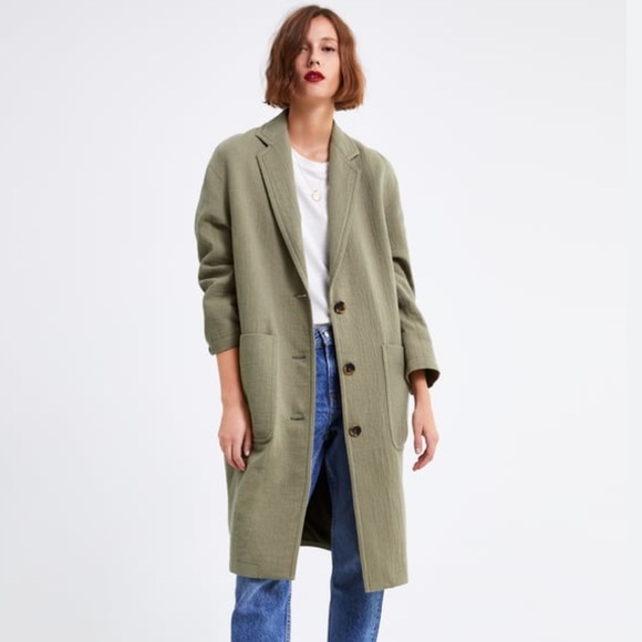 Zara Jackets & Blazers - NWT Zara Oversized Coat with Pockets
